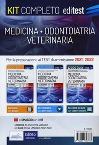 Kit completo medicina, odontoiatria, veterinaria. Teoria, esercizi svolti, prove ufficiali commentate e simulazioni d'esame per i test di accesso - Librerie.coop