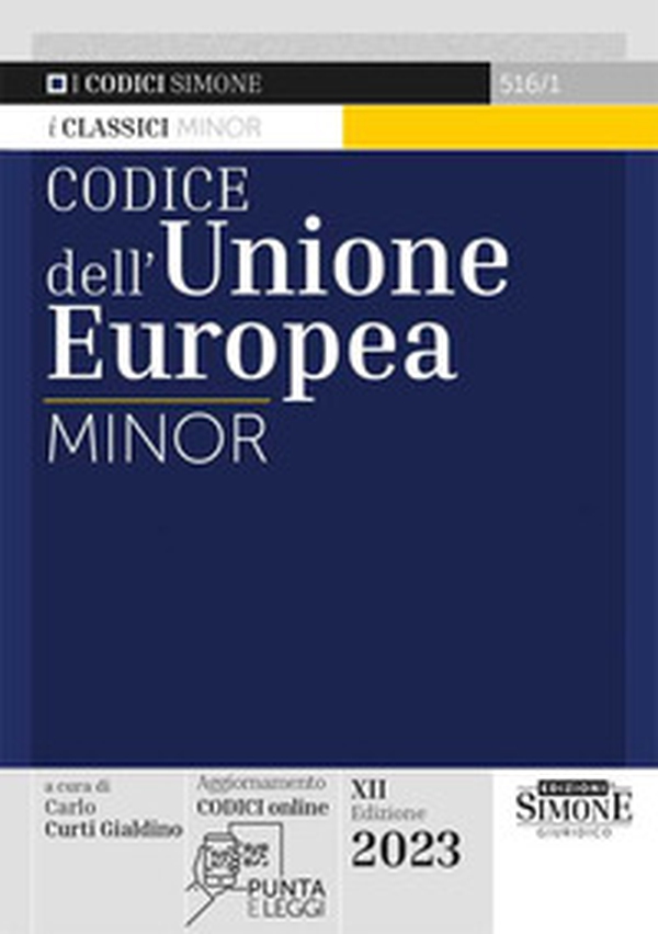 Codice breve dell'Unione europea. Ediz. minore - Librerie.coop Codice breve dell'Unione europea. Ediz. minore - Librerie.coop