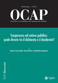 OCAP 1.2012 - Trasparenza nel settore pubblico - Librerie.coop OCAP 1.2012 - Trasparenza nel settore pubblico - Librerie.coop