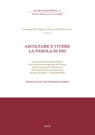 Ascoltare e vivere la Parola di Dio - Librerie.coop