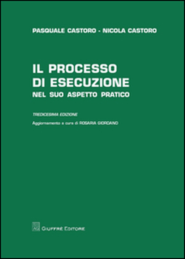 Il processo di esecuzione nel suo aspetto pratico - Librerie.coop Il processo di esecuzione nel suo aspetto pratico - Librerie.coop