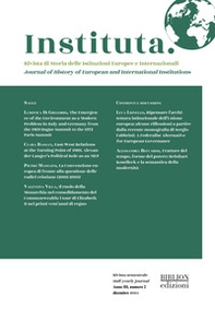 Instituta. Rivista di Storia delle istituzioni europee e internazionali - Vol. 2 - Librerie.coop