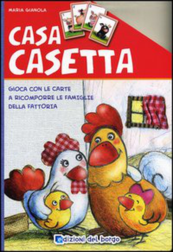 Casa casetta. Gioca con le carte a ricomporre le famiglie della fattoria - Librerie.coop Casa casetta. Gioca con le carte a ricomporre le famiglie della fattoria - Librerie.coop
