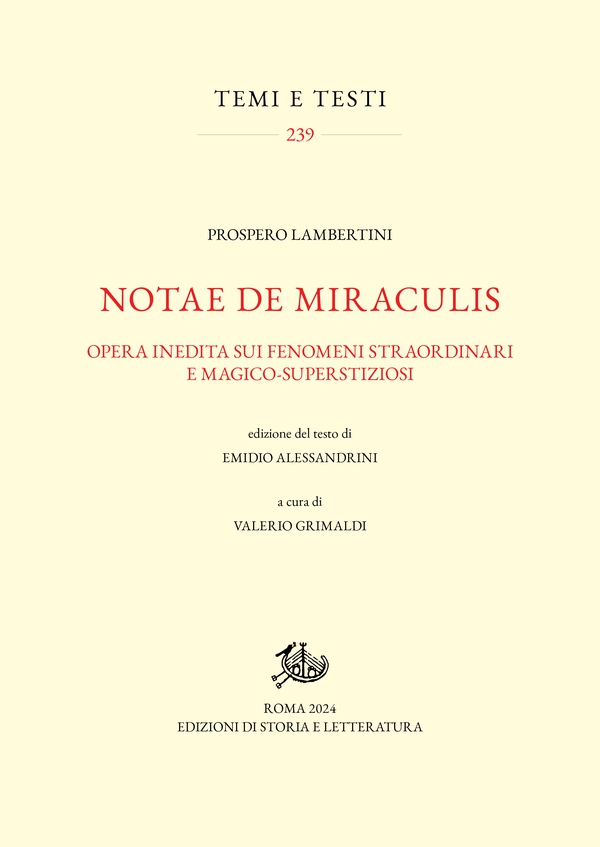 Notae de miraculis - Librerie.coop Notae de miraculis - Librerie.coop