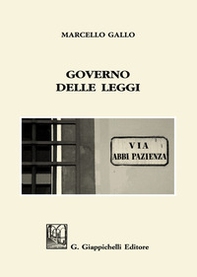 Governo delle leggi - Librerie.coop Governo delle leggi - Librerie.coop