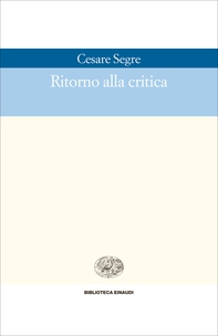 Ritorno alla critica - Librerie.coop Ritorno alla critica - Librerie.coop