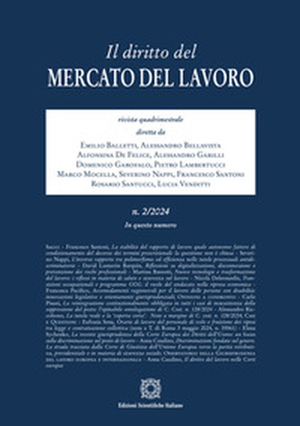 Il diritto del mercato del lavoro - Vol. 2 - Librerie.coop Il diritto del mercato del lavoro - Vol. 2 - Librerie.coop