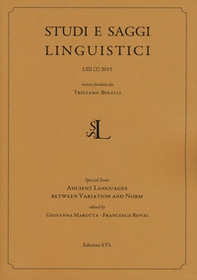 Studi e saggi linguistici - Vol. 2 - Librerie.coop