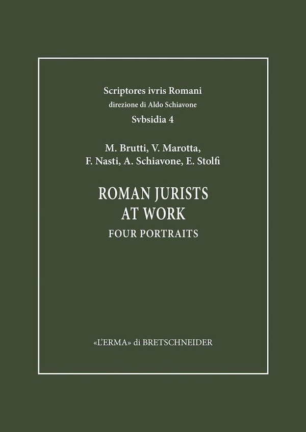 Roman Jurists at Work - Librerie.coop