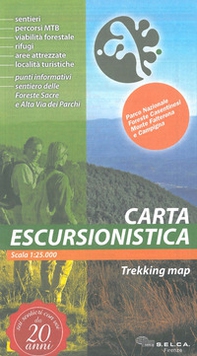 Parco nazionale foreste casentinesi, monte Falterona e Campigna. Carta escursionistica 1:25.000 - Librerie.coop