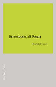 Ermeneutica di Proust - Librerie.coop