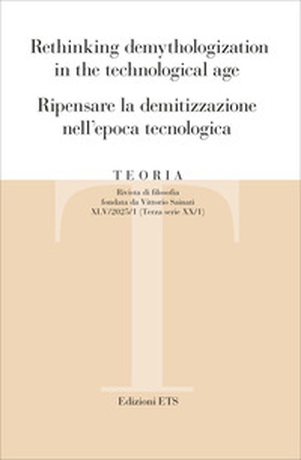 Teoria. Rivista di filosofia - Vol. 1 - Librerie.coop Teoria. Rivista di filosofia - Vol. 1 - Librerie.coop