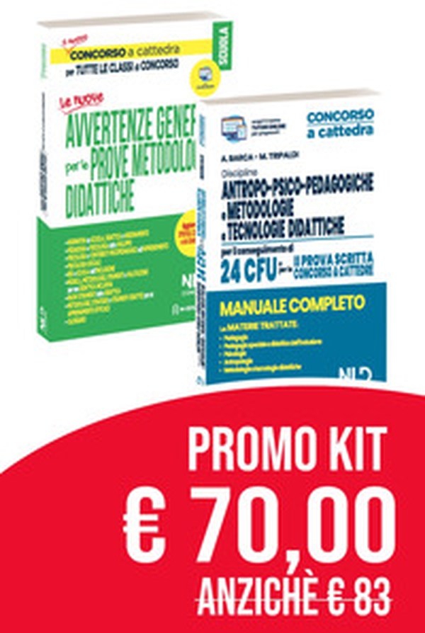 Concorso scuola 2020 kit: Le avvertenze generali per tutte le classi di concorso-Discipline antropo-psico-pedagogiche, metodologie e tecnologie didattiche. Manuale completo per il conseguimento di 24 CFU e pela 2ª prova scritta concorso a cattedre - Librerie.coop Concorso scuola 2020 kit: Le avvertenze generali per tutte le classi di concorso-Discipline antropo-psico-pedagogiche, metodologie e tecnologie didattiche. Manuale completo per il conseguimento di 24 CFU e pela 2ª prova scritta concorso a cattedre - Librerie.coop