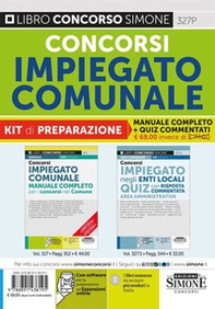 Concorsi impiegato comunale. Kit di preparazione. Manuale completo+Quiz commentati - Librerie.coop Concorsi impiegato comunale. Kit di preparazione. Manuale completo+Quiz commentati - Librerie.coop