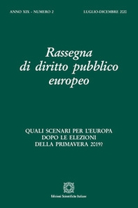 Rassegna di diritto pubblico europeo - Vol. 2 - Librerie.coop