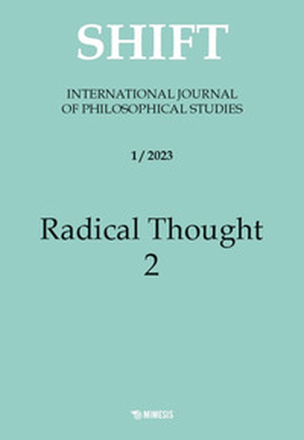 Shift. International journal of philosophical studies - Vol. 1 - Librerie.coop Shift. International journal of philosophical studies - Vol. 1 - Librerie.coop