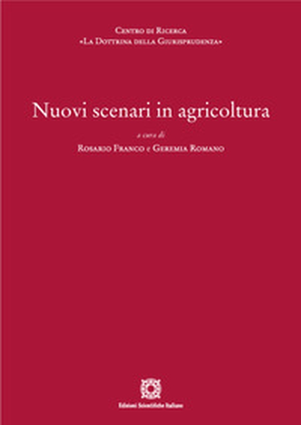 Nuovi scenari in agricoltura - Librerie.coop Nuovi scenari in agricoltura - Librerie.coop