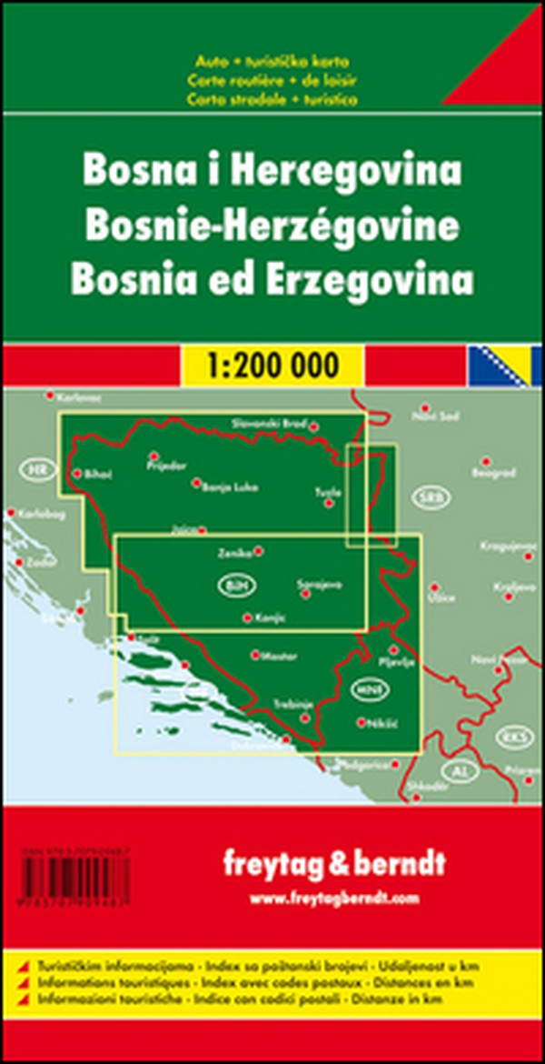 Bosnia Herzegovina 1:200.000 - Librerie.coop Bosnia Herzegovina 1:200.000 - Librerie.coop
