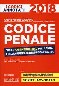 Codice penale con le massime integrali delle SS.UU. e della giurisprudenza più significativa - Librerie.coop Codice penale con le massime integrali delle SS.UU. e della giurisprudenza più significativa - Librerie.coop