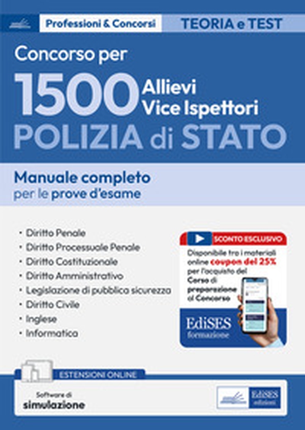 Concorso 1500 Allievi Vice Ispettori Polizia di Stato - Librerie.coop Concorso 1500 Allievi Vice Ispettori Polizia di Stato - Librerie.coop