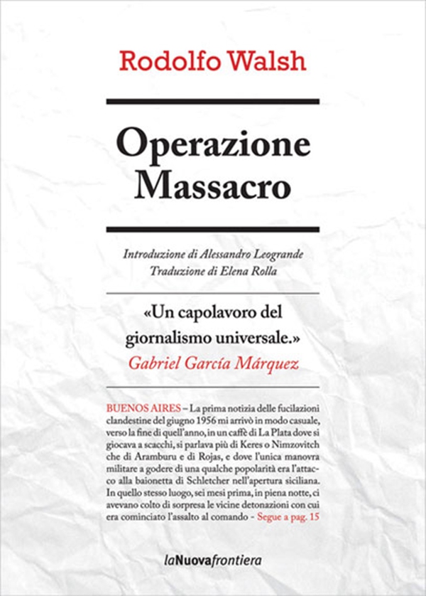 Operazione Massacro - Librerie.coop Operazione Massacro - Librerie.coop