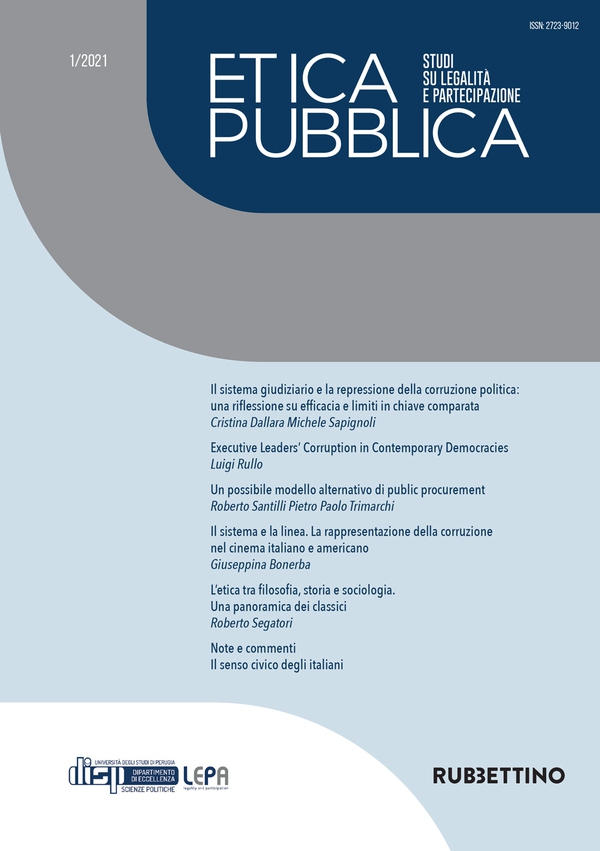Etica Pubblica 1/2021 – Studi su legalità e partecipazione - Librerie.coop Etica Pubblica 1/2021 – Studi su legalità e partecipazione - Librerie.coop