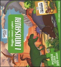 I dinosauri. Viaggia, conosci, esplora. Libro puzzle - Librerie.coop