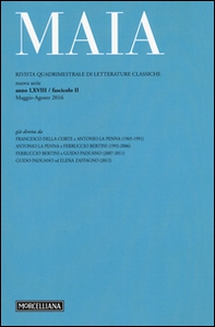 Maia. Rivista di letterature classiche - Librerie.coop