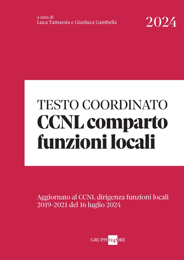 Testo coordinato CCNL Comparto Funzioni locali - Librerie.coop Testo coordinato CCNL Comparto Funzioni locali - Librerie.coop