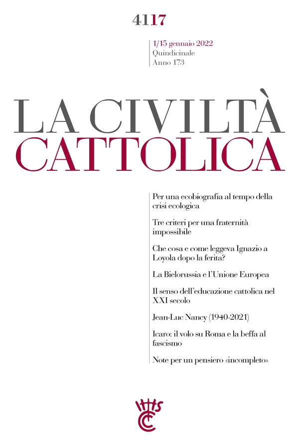 La Civiltà Cattolica n. 4117 - Librerie.coop La Civiltà Cattolica n. 4117 - Librerie.coop