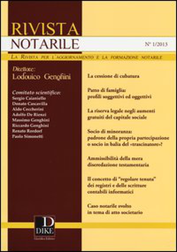Rivista notarile - Vol. 1 - Librerie.coop Rivista notarile - Vol. 1 - Librerie.coop