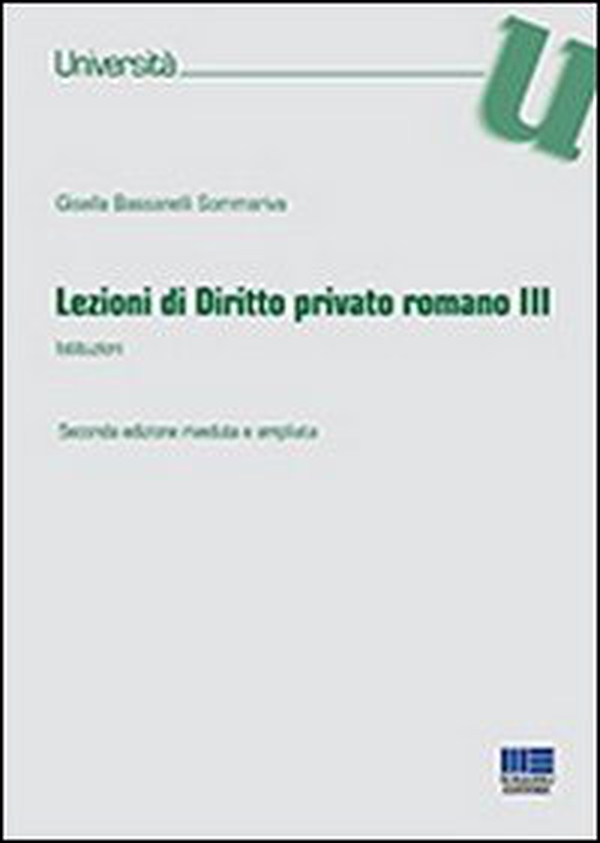 Lezioni di diritto privato romano - Librerie.coop Lezioni di diritto privato romano - Librerie.coop