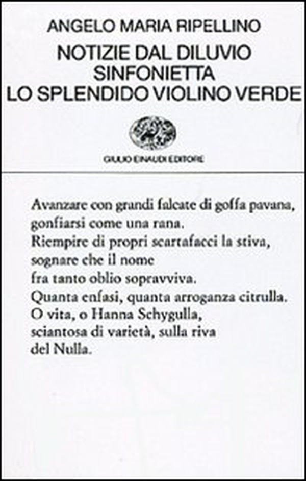 Notizie dal diluvio-Sinfonietta-Lo splendido violino verde - Librerie.coop Notizie dal diluvio-Sinfonietta-Lo splendido violino verde - Librerie.coop