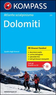Atlante scialpinismo n. 577. Dolomiti - Librerie.coop