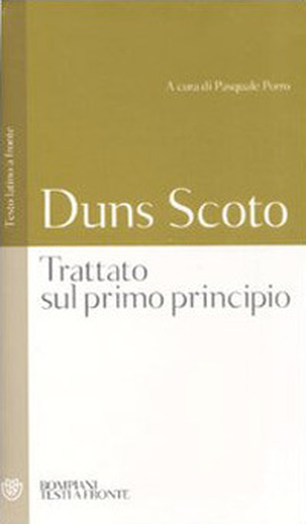 Trattato sul primo principio. Testo latino a fronte - Librerie.coop Trattato sul primo principio. Testo latino a fronte - Librerie.coop
