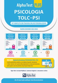 Alpha Test plus psicologia TOLC-PSI. Kit completo di preparazione con training on line personalizzato - Librerie.coop Alpha Test plus psicologia TOLC-PSI. Kit completo di preparazione con training on line personalizzato - Librerie.coop