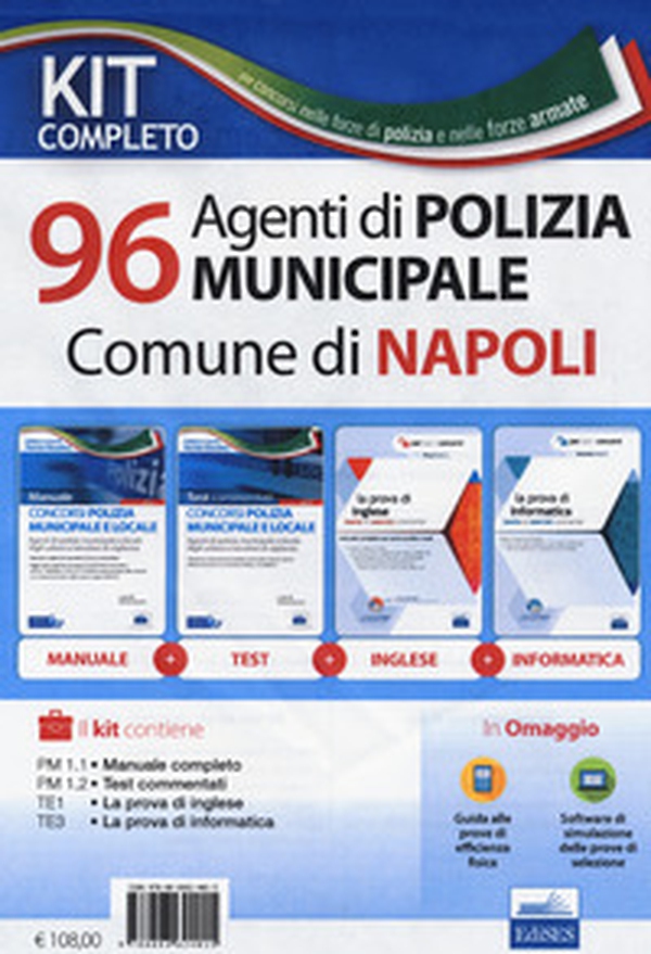 Kit completo per il concorso di 96 agenti di Polizia municipale nel Comune di Napoli - Librerie.coop Kit completo per il concorso di 96 agenti di Polizia municipale nel Comune di Napoli - Librerie.coop
