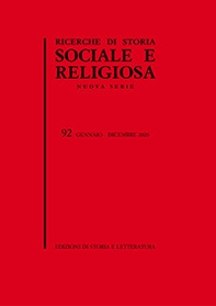 Ricerche di storia sociale e religiosa - Vol. 92 - Librerie.coop