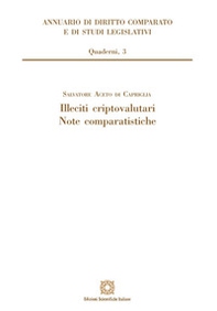 Illeciti criptovalutari. Note comparatistiche - Librerie.coop