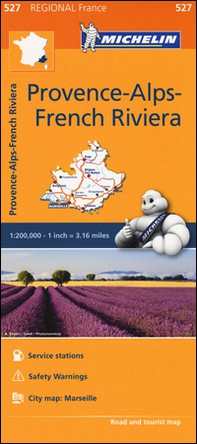 Provence, Alps, French Riviera-Provence, Alpes, Côte d'Azur 1:200.000 - Librerie.coop