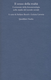 Il senso della realtà. L'orizzonte della fenomenologia nello studio del mondo sociale - Librerie.coop