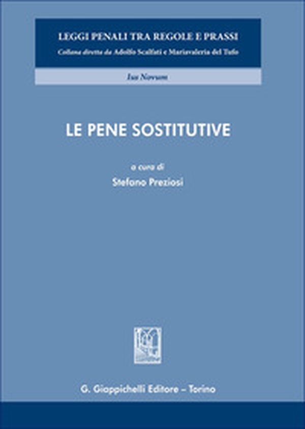 Le pene sostitutive - Librerie.coop Le pene sostitutive - Librerie.coop