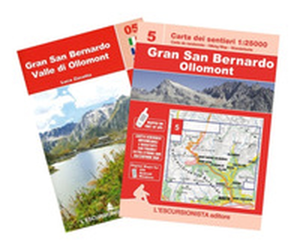 Gran San Bernardo, Ollomont carta dei sentieri 1:25.000 - Librerie.coop Gran San Bernardo, Ollomont carta dei sentieri 1:25.000 - Librerie.coop