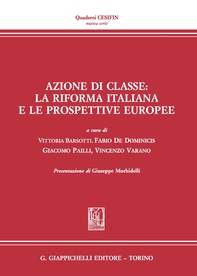 Azione di classe: la riforma italiana e le prospettive europee - e-Book - Librerie.coop Azione di classe: la riforma italiana e le prospettive europee - e-Book - Librerie.coop