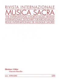 Rivista internazionale di musica sacra - Vol. 1\2 - Librerie.coop