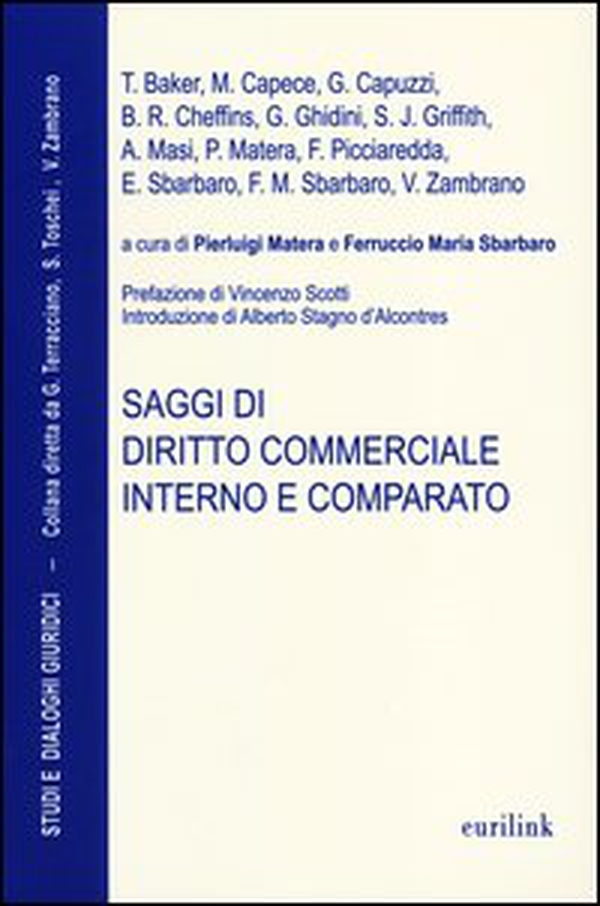 Saggi di diritto commerciale interno e comparato - Librerie.coop Saggi di diritto commerciale interno e comparato - Librerie.coop