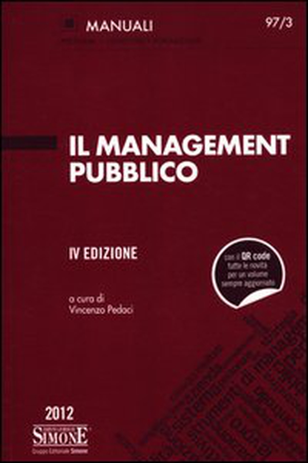 Il management pubblico - Librerie.coop Il management pubblico - Librerie.coop
