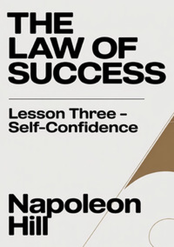 The law of success. Lesson three. Self-confidence - Librerie.coop