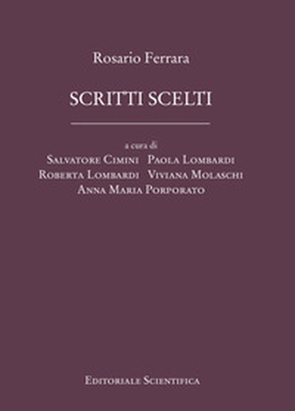 Scritti scelti - Librerie.coop Scritti scelti - Librerie.coop