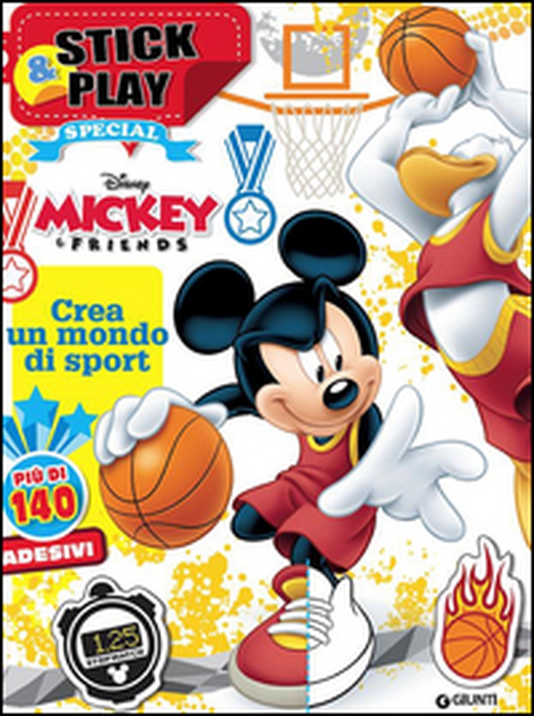 Topolino. Crea un mondo di sport. Mickey&friends. Stick & play special. Con adesivi - Librerie.coop Topolino. Crea un mondo di sport. Mickey&friends. Stick & play special. Con adesivi - Librerie.coop